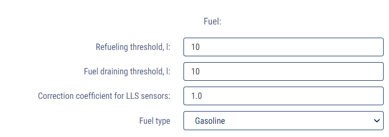 Fuel section 