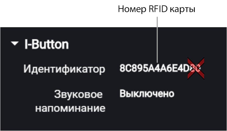RFID карта 